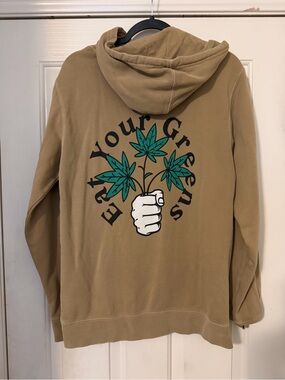 Smokiez “Eat Your Greens” Hoodie Sweatshirt - Small